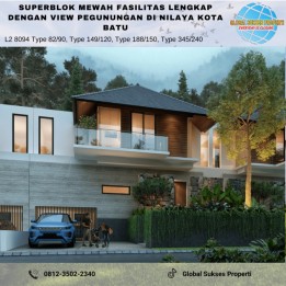 Rumah Strategis Istimewa di Nilaya Resort and Residence Kota Batu