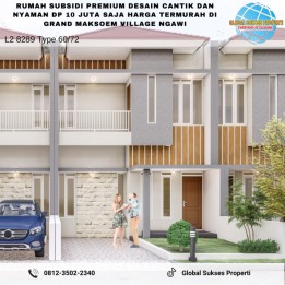 Rumah Subsidi 2 Lantai Premium di Grand Maksoem Village Ngawi