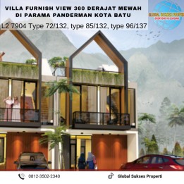 Rumah Villa View Gunung PARAMA PANDERMAN HILLS Cocok Untuk Hunian Keluarga 