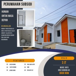 Rumah bersubsidi bandung SHM cicilan flat