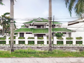 Rumah di Green Garden Hitung tanah dijalan Besar Boulvard Raya