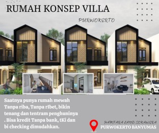 Rumah konsep villa