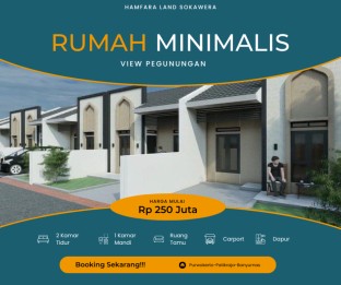 Rumah minimalis view pegunungan