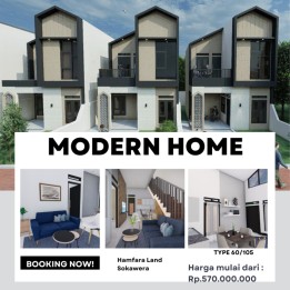 Rumah modern 2 Lantai