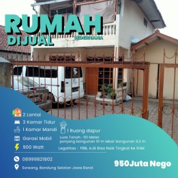 Rumah sederhana dijual wilayah soreang jawa barat