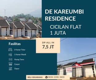 Rumah subsidi DP ringan Bandung Barat