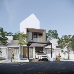 Rumah villa termurah view bagus di taman langit kota Batu