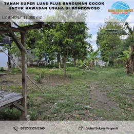 TANAH KEBUN PINGGIR JALAN HARGA EKLUSIF DI KOTA KULON BONDOWOSO.