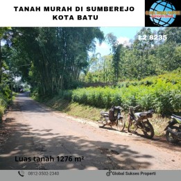 TANAH KEBUN SUBUR SETRATEGIS HARGA BAGUS DI SUMBEREJO KOTA BATU.