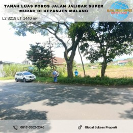 TANAH SUBUR HARGA ISTIMEWA DI JALIBAR KEPANJEN KABUPATEN MALANG.