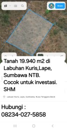 Tanah 19940 m2 Labuhan Kuris Lape Sumbawa