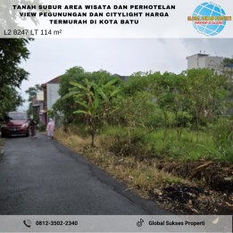 Tanah Akses Mobil Dekat Pemukiman Termurah Area Jatimpark 1 Batu