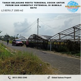 Tanah Belakang Warung Wareg Dan Café Cocok Utk Homestay Kota Batu