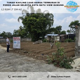 Tanah Kavling Strategis Poros Jalan di Junggo Kota Batu