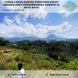 Tanah Lahan Kuning Potensial Dekat Area Kampus Dan Wisata Batu