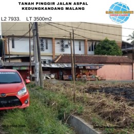 Tanah Luas Di Tengah Kota Area Pemukiman Akses Jalan Aspal Kota Malang