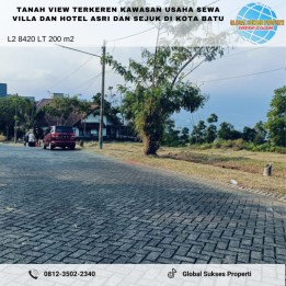 Tanah Murah View Pegunungan dan Citylight di Panderman Hill Kota Batu