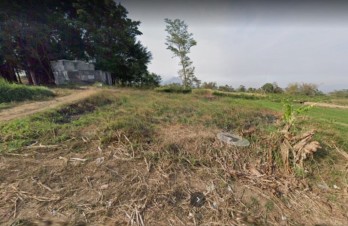 Tanah luas hadap nol jalan di Dieng Atas Malang