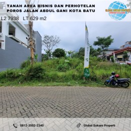 Tanah murah dan strategis dekat wisata Jatim Park 1 Batu