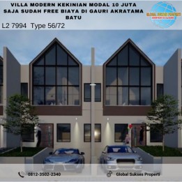 Villa Elegan Modal 10 Juta Free Semua Biaya Di Gauri Akratama Batu