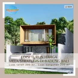 Villa Full Furnished Murah Strategis Dekat Area Wisata Bali