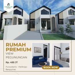 rumah premium view pegunungan